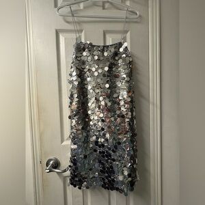 Only Silver Sequin Minidress